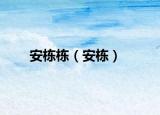 安棟棟（安棟）