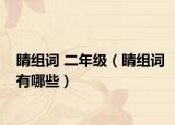 睛組詞 二年級(jí)（睛組詞有哪些）