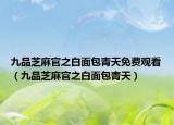 九品芝麻官之白面包青天免費觀看（九品芝麻官之白面包青天）