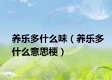 養(yǎng)樂多什么味（養(yǎng)樂多什么意思梗）