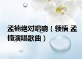 孟楠絕對(duì)唱響（領(lǐng)悟 孟楠演唱歌曲）
