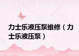 力士樂(lè)液壓泵維修（力士樂(lè)液壓泵）