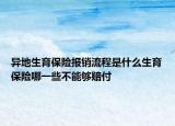 異地生育保險(xiǎn)報(bào)銷流程是什么生育保險(xiǎn)哪一些不能夠賠付