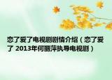 戀了愛(ài)了電視劇劇情介紹（戀了愛(ài)了 2013年何麗萍執(zhí)導(dǎo)電視?。? /></span></a>
                        <h2><a href=