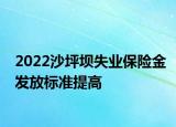 2022沙坪壩失業(yè)保險金發(fā)放標準提高