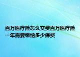 百萬(wàn)醫(yī)療險(xiǎn)怎么交費(fèi)百萬(wàn)醫(yī)療險(xiǎn)一年需要繳納多少保費(fèi)