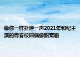 像你一樣撲通一聲2021年和紀主演的青春校園偶像甜寵劇