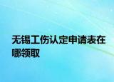 無錫工傷認(rèn)定申請(qǐng)表在哪領(lǐng)取