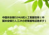 中國農(nóng)業(yè)銀行24小時(shí)人工客服咨詢（中國農(nóng)業(yè)銀行人工24小時(shí)客服電話是多少）