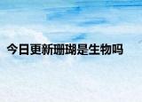 今日更新珊瑚是生物嗎