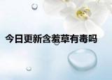 今日更新含羞草有毒嗎