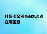 社保卡余額查詢?cè)趺床樵谀睦锊? /></span></a>
                        <h2><a href=