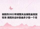 衡陽市2022年調(diào)整失業(yè)保險金發(fā)放標準 衡陽失業(yè)補助金多少錢一個月