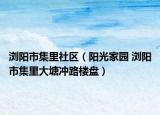 瀏陽(yáng)市集里社區(qū)（陽(yáng)光家園 瀏陽(yáng)市集里大塘沖路樓盤(pán)）