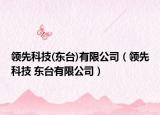 領(lǐng)先科技(東臺)有限公司（領(lǐng)先科技 東臺有限公司）