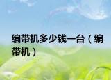 編帶機(jī)多少錢一臺(tái)（編帶機(jī)）