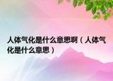 人體氣化是什么意思?。ㄈ梭w氣化是什么意思）