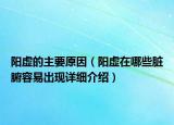 陽虛的主要原因（陽虛在哪些臟腑容易出現(xiàn)詳細(xì)介紹）