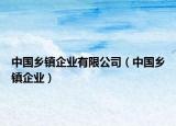 中國(guó)鄉(xiāng)鎮(zhèn)企業(yè)有限公司（中國(guó)鄉(xiāng)鎮(zhèn)企業(yè)）