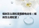 碟剎怎么調(diào)松緊圖解電動車（碟剎怎么調(diào)松緊）