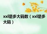 xxl是多大碼數(shù)（xxl是多大碼）