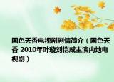 國色天香電視劇劇情簡介（國色天香 2010年葉璇劉愷威主演內(nèi)地電視劇）
