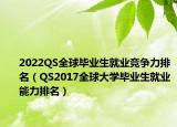 2022QS全球畢業(yè)生就業(yè)競(jìng)爭(zhēng)力排名（QS2017全球大學(xué)畢業(yè)生就業(yè)能力排名）