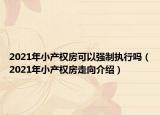 2021年小產(chǎn)權房可以強制執(zhí)行嗎（2021年小產(chǎn)權房走向介紹）