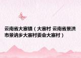 云南省大寨鎮(zhèn)（大寨村 云南省景洪市景訥鄉(xiāng)大寨村委會(huì)大寨村）