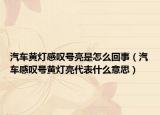汽車黃燈感嘆號亮是怎么回事（汽車感嘆號黃燈亮代表什么意思）