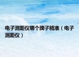 電子測(cè)距儀哪個(gè)牌子精準(zhǔn)（電子測(cè)距儀）