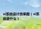 vi系統(tǒng)設(shè)計效果圖（vi系統(tǒng)是什么）