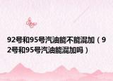 92號和95號汽油能不能混加（92號和95號汽油能混加嗎）
