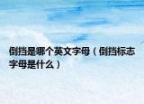 倒擋是哪個英文字母（倒擋標(biāo)志字母是什么）