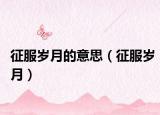 征服歲月的意思（征服歲月）