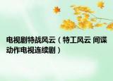電視劇特戰(zhàn)風(fēng)云（特工風(fēng)云 間諜動作電視連續(xù)劇）