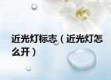 近光燈標(biāo)志（近光燈怎么開）