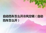 自動(dòng)擋車怎么開(kāi)冷風(fēng)空調(diào)（自動(dòng)擋車怎么開(kāi)）