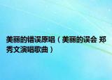 美麗的錯(cuò)誤原唱（美麗的誤會(huì) 鄭秀文演唱歌曲）