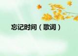忘記時(shí)間（歌詞）