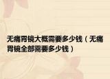 無(wú)痛胃鏡大概需要多少錢（無(wú)痛胃鏡全部需要多少錢）