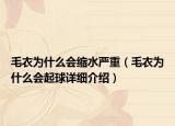 毛衣為什么會縮水嚴重（毛衣為什么會起球詳細介紹）