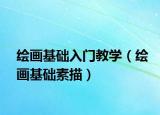 繪畫基礎(chǔ)入門教學(xué)（繪畫基礎(chǔ)素描）