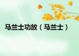 馬蘭士功放（馬蘭士）