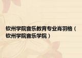欽州學(xué)院音樂教育專業(yè)肖羽格（欽州學(xué)院音樂學(xué)院）