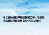 河北省融投擔(dān)保集團(tuán)有限公司（馬國(guó)斌 河北融投擔(dān)保集團(tuán)有限公司總經(jīng)理）
