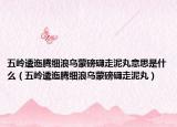 五嶺逶迤騰細浪烏蒙磅礴走泥丸意思是什么（五嶺逶迤騰細浪烏蒙磅礴走泥丸）