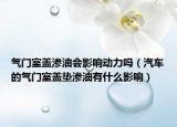 氣門(mén)室蓋滲油會(huì)影響動(dòng)力嗎（汽車(chē)的氣門(mén)室蓋墊滲油有什么影響）