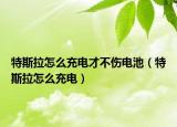 特斯拉怎么充電才不傷電池（特斯拉怎么充電）