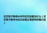 靈芝孢子粉用水沖開(kāi)后沉淀是為什么（靈芝孢子粉沖水后沉淀是正常的嗎詳細(xì)介紹）